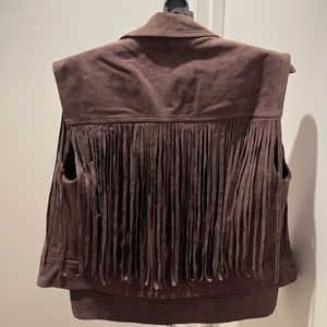 BCBG SUEDE VEST